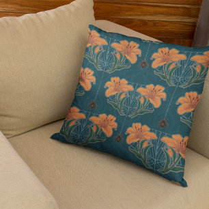 Spooky Halloween Whimsical Vintag Style Kissen