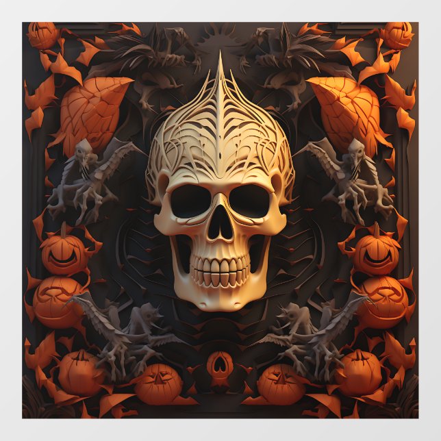 Spooky Halloween Window Cloning Fensteraufkleber (Blatt)