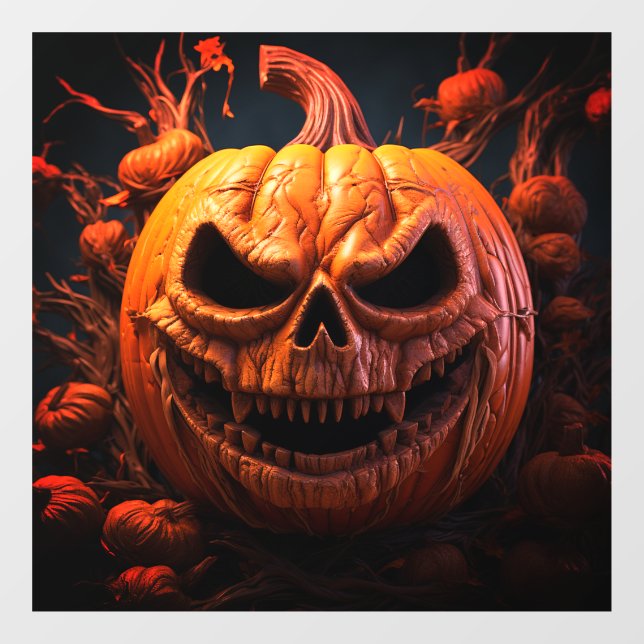 Spooky Halloween Window Cloning Fensteraufkleber (Blatt)