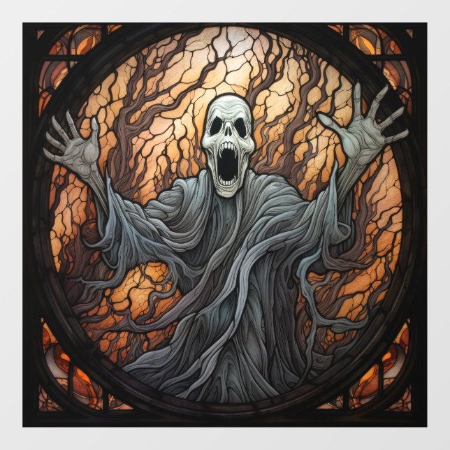 Spooky Halloween Window Cloning Fensteraufkleber (Blatt)