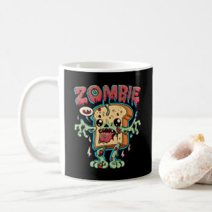 Spooky Halloween Zombie Toast Funny Halloween Gesc Kaffeetasse