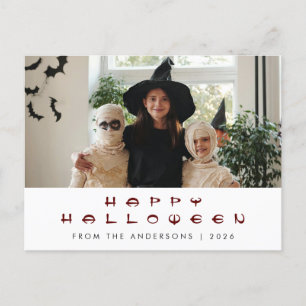 Spooky Happy Halloween 1 Foto Feiertagspostkarte