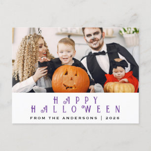 Spooky Happy Halloween 1 Foto Feiertagspostkarte