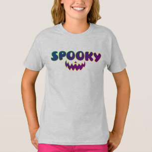 Spooky Happy Halloween Kostüm für Mädchen T - Shir T-Shirt