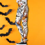 Spooky Happy Halloween-Kostüm Leggings<br><div class="desc">Ein geiles Halloween Leggings,  um unsere Halloween Kollektion zu ergänzen! Dieses Muster mit gruseligen Bäumen,  Fledermäusen,  Kürbislaternen,  Geisterhaube,  Spinnen und Spinnennetz eignet sich hervorragend für Kostümtricks,  Party und andere Veranstaltungen. Gerne können Sie mir für weitere Fragen eine Nachricht schicken,  ich helfe Ihnen gerne</div>