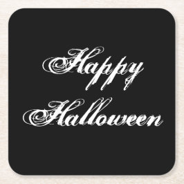 Spooky Happy Halloween Paper Untersetzer