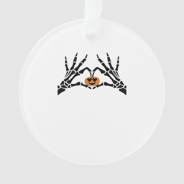 Spooky Heart Hands Classic Ornament (Vorderseite)