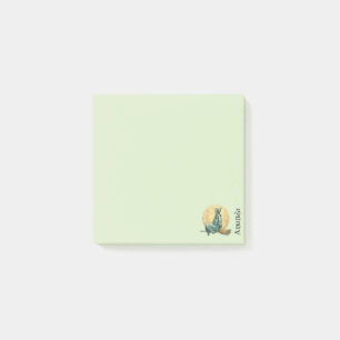 Spooky Hexe Green Post-it Klebezettel