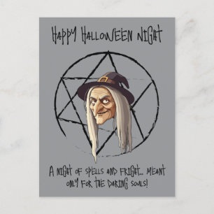 🧙 ♀️ Spooky Hexe Halloween Einladung 🎃 👻