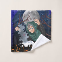 🌙 Spooky Hexe & Spuk HausHalloween