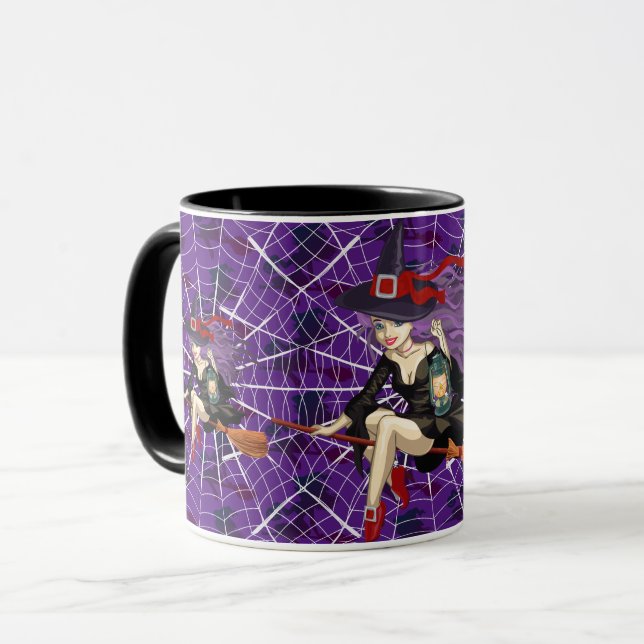 Spooky Hexe Tasse (Vorderseite Links)