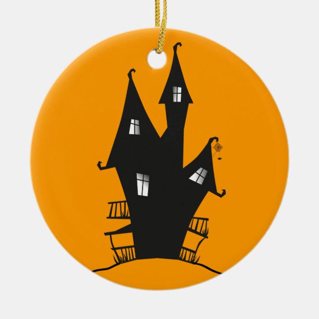 Spooky-Hexenmeisterschaft Keramikornament (Vorne)