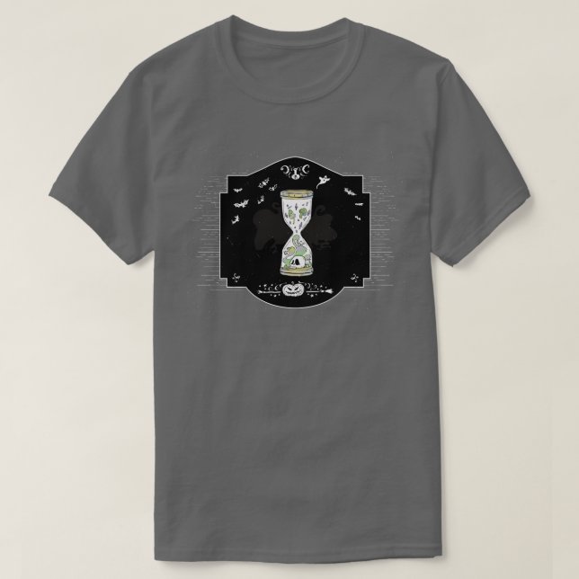 Spooky Hourglass T-Shirt (Design vorne)