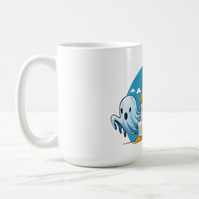 spooky house and ghost kaffeetasse (Links)