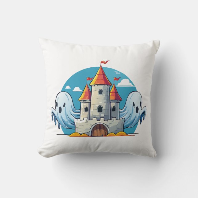 spooky house and ghost kissen (Vorderseite)