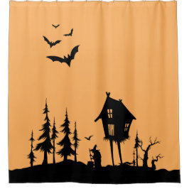 Spooky House Duschvorhang