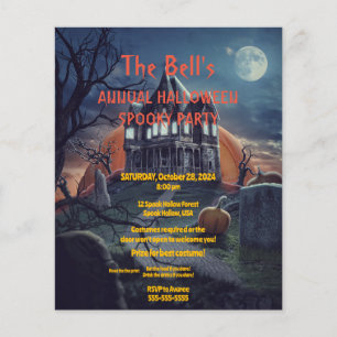 Spooky House Halloween-Party Einladung