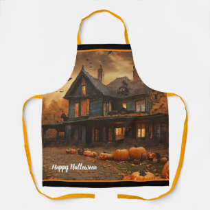 Spooky House Pumpkin Halloween Collection Schürze