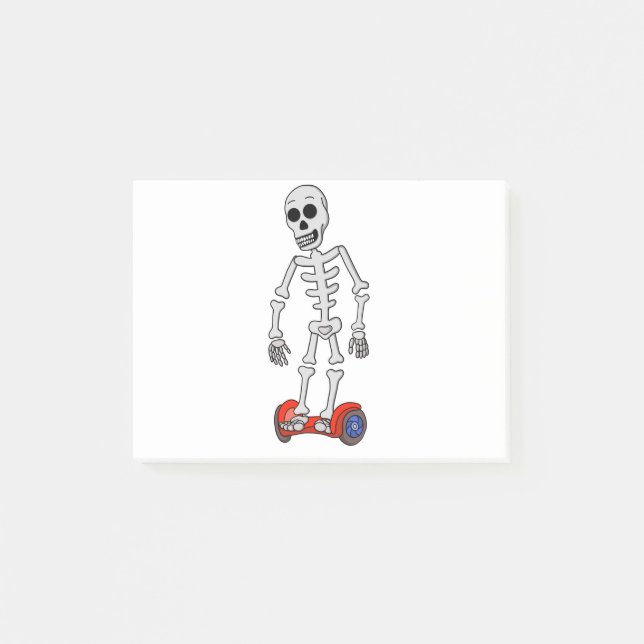 Spooky Hover Bones Post-it Klebezettel (Vorderseite)