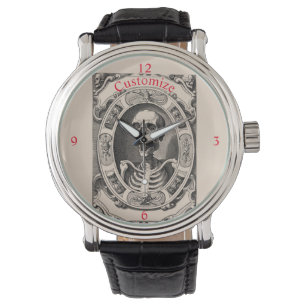 Spooky Human Skull Thunder_Cove Armbanduhr