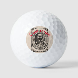 Spooky Human Skull Thunder_Cove Stone Untersetzer Golfball