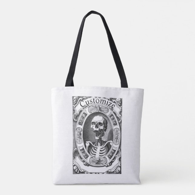 Spooky Human Skull Thunder_Cove Tasche (Rückseite)
