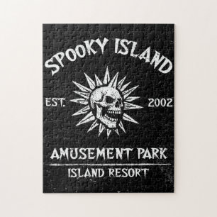 Spooky Island Est 2002 Vergnügungspark Totenkopf