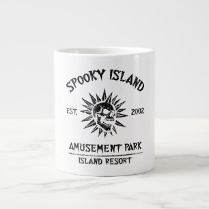 Spooky Island Est 2002 Vergnügungspark Totenkopf Jumbo-Tasse