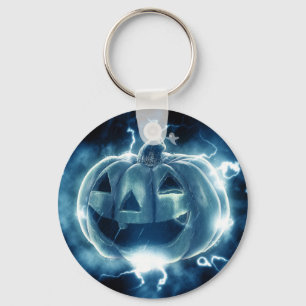 Spooky Jack-o-Lantern Schlüsselanhänger
