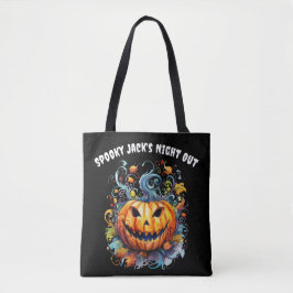 Spooky Jack-O-Lantern Tasche