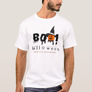 Spooky Jack-o'-Laterne Happy Halloween T-Shirt