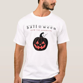 Spooky Jack-o'-Laterne Happy Halloween T-Shirt