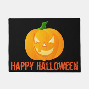 Spooky Jack O'Lantern Happy Halloween Fußmatte