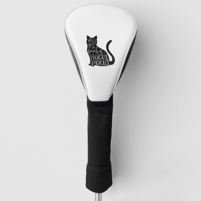 Spooky-Katze Golf Headcover (Vorderseite)