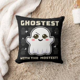 Spooky Kawaii Ghost Halloween Throw Klolow Kissen