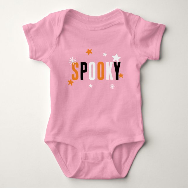 SPOOKY Kids Halloween Niedliches Shirt (Vorderseite)