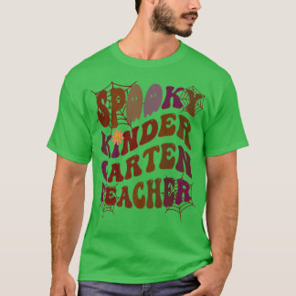 SPOOKY KINDER GARTEN LEHRER Kostüm Das ist mein Fa T-Shirt