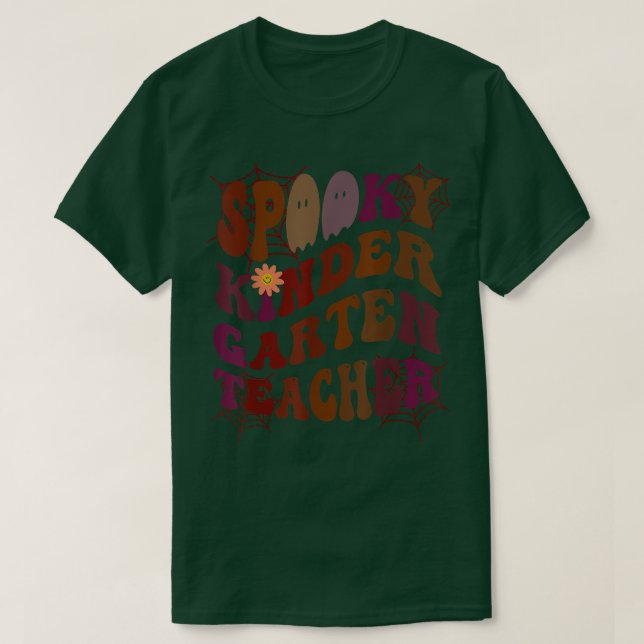 SPOOKY KINDER GARTEN LEHRER Kostüm Das ist mein Fa T-Shirt (Design vorne)