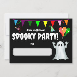 Spooky-Kindergeburtstag-Party Einladung