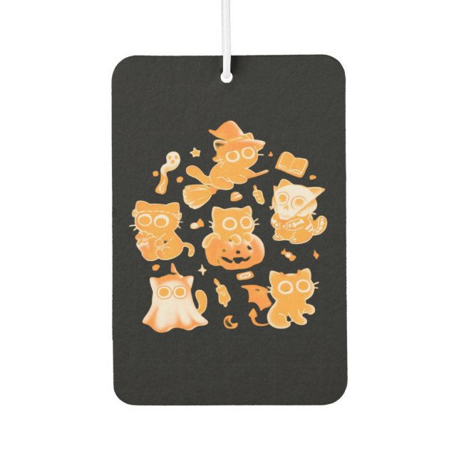 Spooky Kittens Classic T-Shirt Autolufterfrischer (Vorderseite)