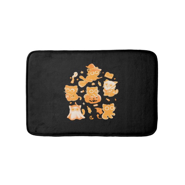 Spooky Kittens Classic T - Shirt Badematte (Vorderseite)