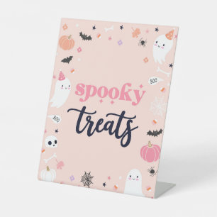 Spooky Leckereien Niedlich Halloween Ghost Geburts Sockelschild