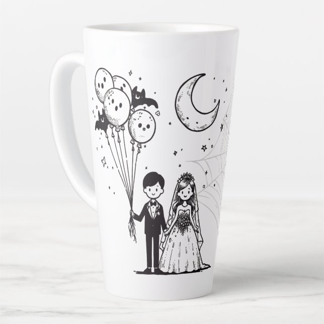 Spooky Little Couple Milchtasse (Linke Ecke)