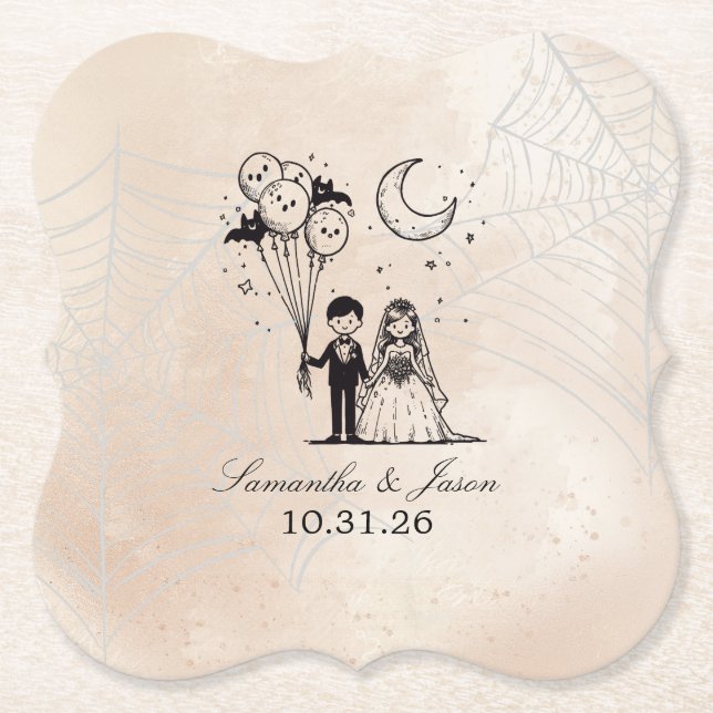 Spooky Little Couple Untersetzer (Vorderseite)