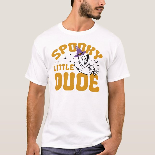 Spooky Little Typ Funny Halloween Kostüm T-Shirt (Vorderseite)