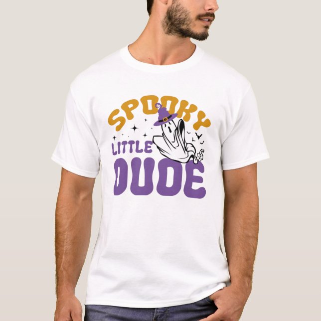 Spooky Little Typ Funny Halloween Kostüm T-Shirt (Vorderseite)