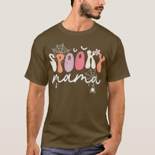 SPOOKY Mama Groovy Halloween 69 T-Shirt
