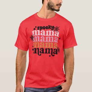 Spooky Mama Halloween Mini Familienpassende Kostüm T-Shirt