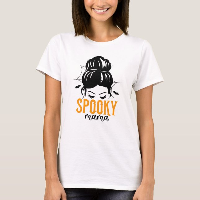 Spooky Mama T-Shirt (Vorderseite)