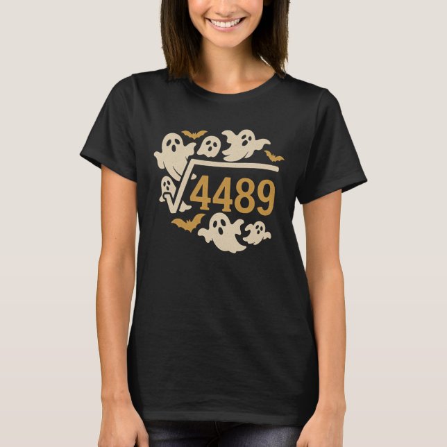 Spooky Math Halloween 1999 Design T-Shirt (Vorderseite)